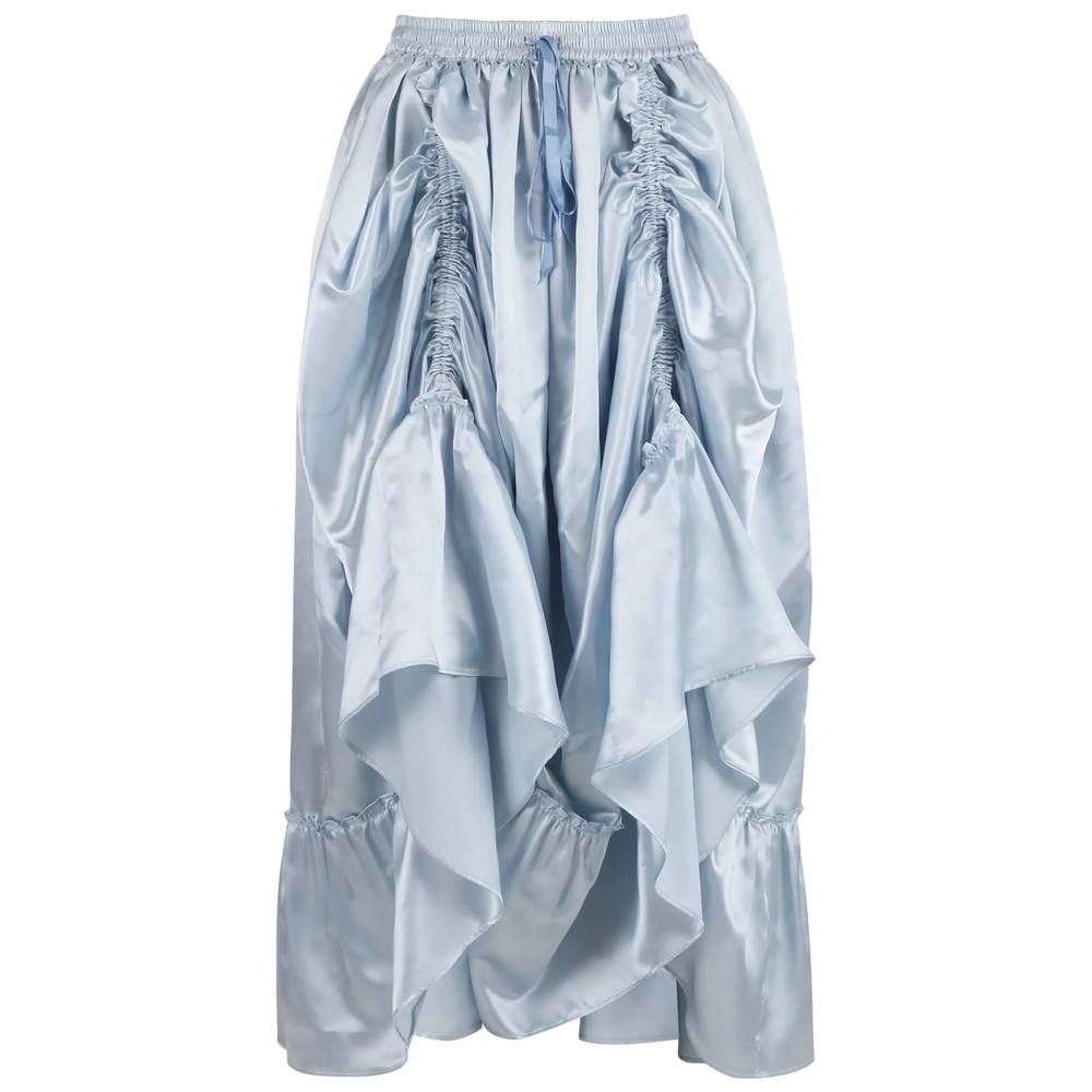 Attitude Corsets - Linsey Rococo Bustle Jupe - Bleu